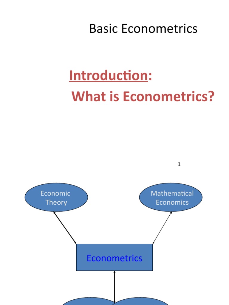 Understanding Basic Econometrics Concepts | PDF | Econometrics | Statistics
