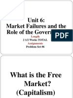 Unit 6: Market Failures and The Role of The Government: 2 1/2 Weeks TOTAL Problem Set #6