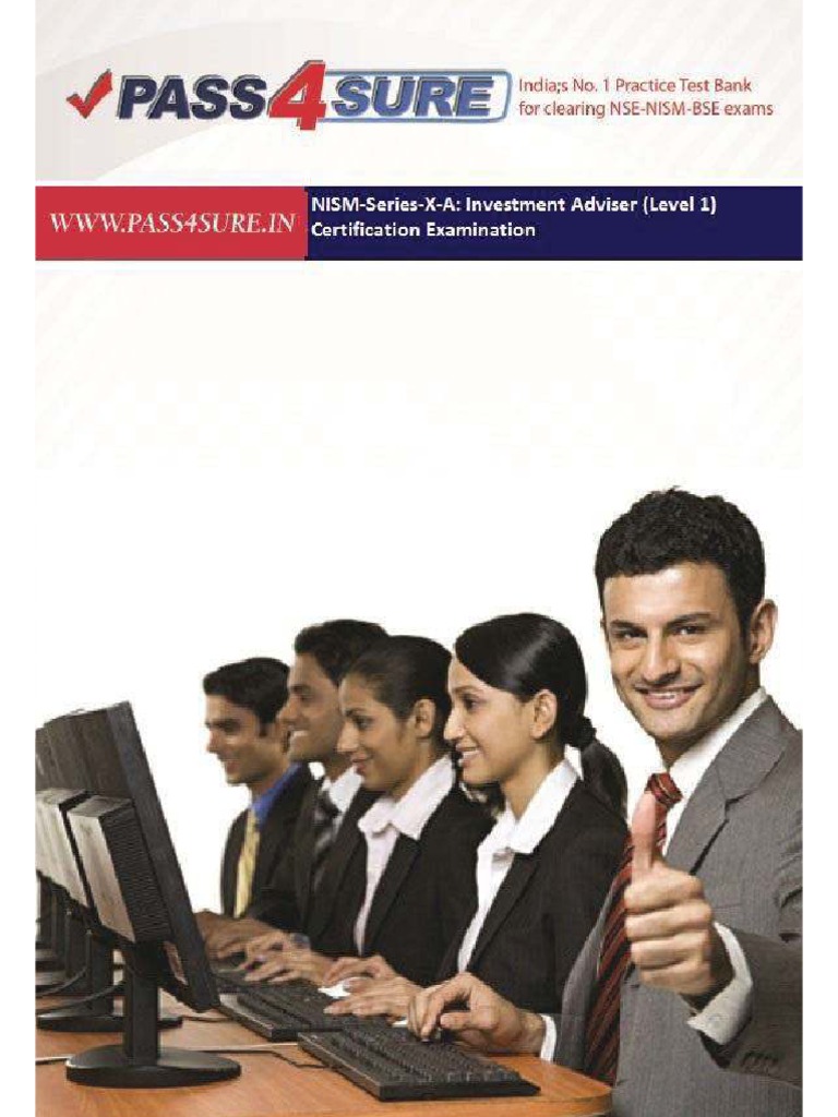 Paper 1NISM X A INVESTMENT ADVISER LEVEL 1 PRACTICE TEST 1 Unlocked PDF Financial