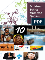 D. Islam Ethics From The Qu'ran