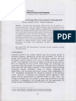 Determinants of Foreign Direct Investment in