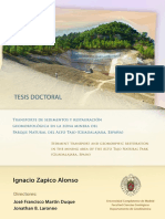 Transporte de Sedimentos y Restauracion Geomorfologica en La Zona Minera Del Parque Natural Del Alto Bajo PDF