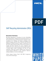 SAP Recycling Administration