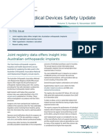 Medical Devices Safety Update: Joint Registry Data Offers Insight Into Australian Orthopaedic Implants