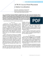 Optimization of Wi-Fi Access Point Placement For Indoor Localization PDF