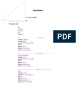 Experiment 2: Aim Software Required: MATLAB Program Code