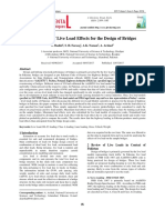 Comparison of Live Load Effects For The Design of Bridges