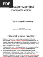 Biologically Moivated Computer Vision