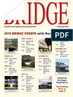 2013 Bridge Events: With Bernard Magee