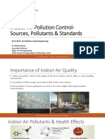 Indoor Air Pollution Control-Sources, Pollutants & Standards