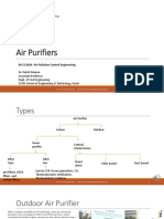 Air Purifiers: 06 CE 6024 Air Pollution Control Engineering