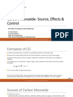 Carbon Monoxide-Source, Effects & Control: 06 CE 6024 Air Pollution Control Engineering