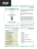 Course Outline ME 307: Syllabus