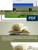 Reading Profile Phil IRI Sa Filipino