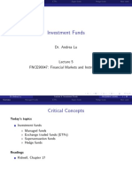Investment Funds: Dr. Andrea Lu