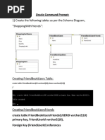 1) Create The Following Tables As Per The Schema Diagram, "Shoppingwithfriends"