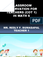 COT-1-Math-6 - Dividing Simple and Mixed Fractions