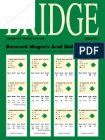 Bernard Magee's Acol Bidding Quiz: Number One Hundred and Forty August 2014