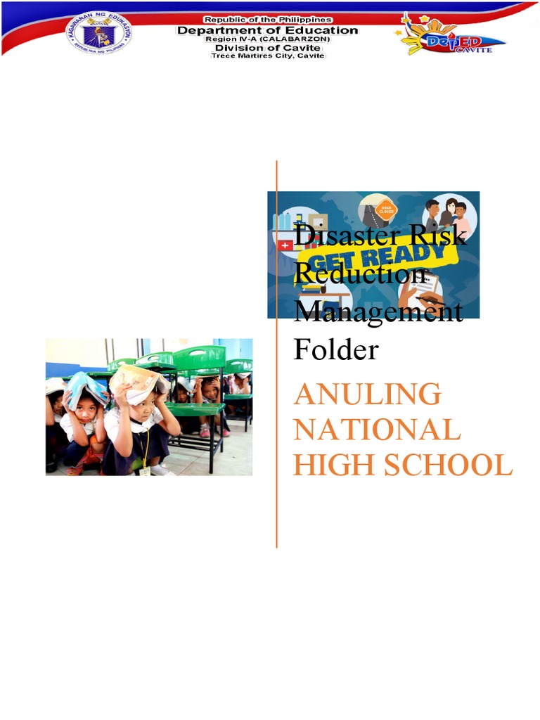 Disaster Risk Reduction Management Folder: Anuling National High School ...