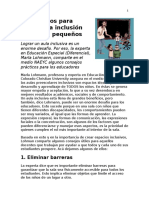 13 Consejos para Trabajar La Inclusión Con Niños Pequeños