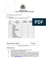 Forms F Purchase Form