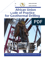 The African Union Code of Practice For Geothermal Drilling