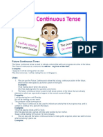 Learn about the future continuous tense