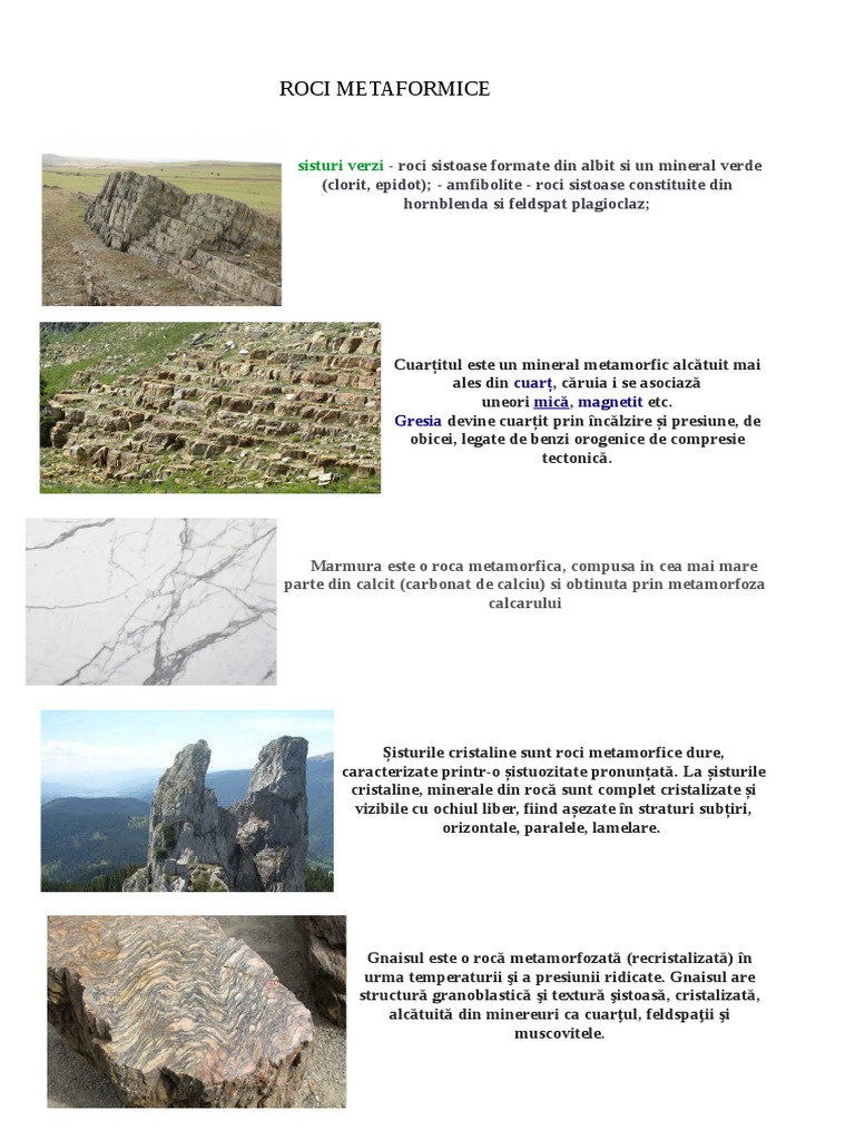 Roci Metamorfice | PDF