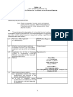 Form - M Application For Renewal of License To Act As Licensed Agency