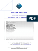 Isolated Phase Bus: Technical Description "POWERDUCT With 1 or 3 Supporting Insulator"