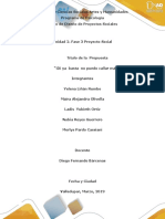 Unidad 2 - Fase 3 Propuesta Social - Grupo - 102 Diseño de Proyectos Sociales