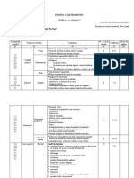 GIMNAZIU - Planul Calendaristic Semestrial - Educatie Fizica Si Sport