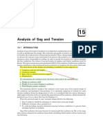 sag and tention analysis