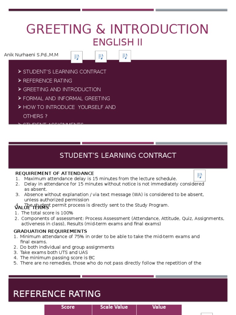 English Greetings and Introductions Guide | PDF | English Language ...