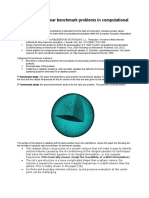 Framework For Linear Benchmark Problems in Computational Acoustics