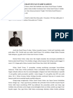 Biografi Sultan Syarif Kasim II Riau
