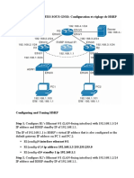 TP Configuration HSRP