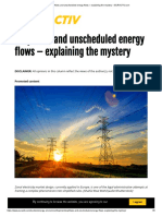 Loopflows and Unscheduled Energy Flows - Explaining The Mystery