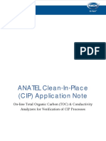 ANATEL Clean-In-Place (CIP) Application Note