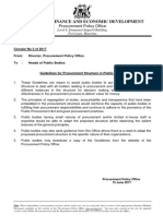 Circular No 3 of 2017 - Procurement Structure of Bodies PDF