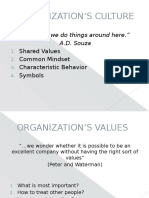 Organization'S Culture: "The Way We Do Things Around Here." A.D. Souza