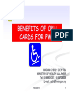 Benefits of OKU Card PDF