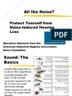 What's All The Noise?: Protect Yourself From Noise-Induced Hearing Loss