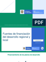 Fuentes de financiacion del desarrollo regional y local