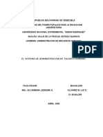 El sistema de administración de talento humano