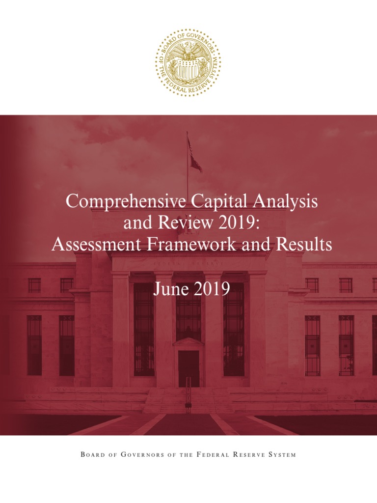 2019 Ccar Assessment Framework Results 20190627 PDF Capital