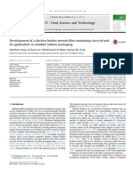 2014-Song-Development of A Chicken Feather Protein Film Containing Clove Oil and Its Application in Smoked Salmon Packaging PDF