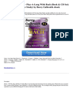 Barry Galbraith # 4 - Play-A-Long With Bach (Book & CD Set) (Jazz Guitar Study) by Barry Galbraith Ebook