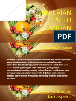 Penilaian Mutu Pangan 2019