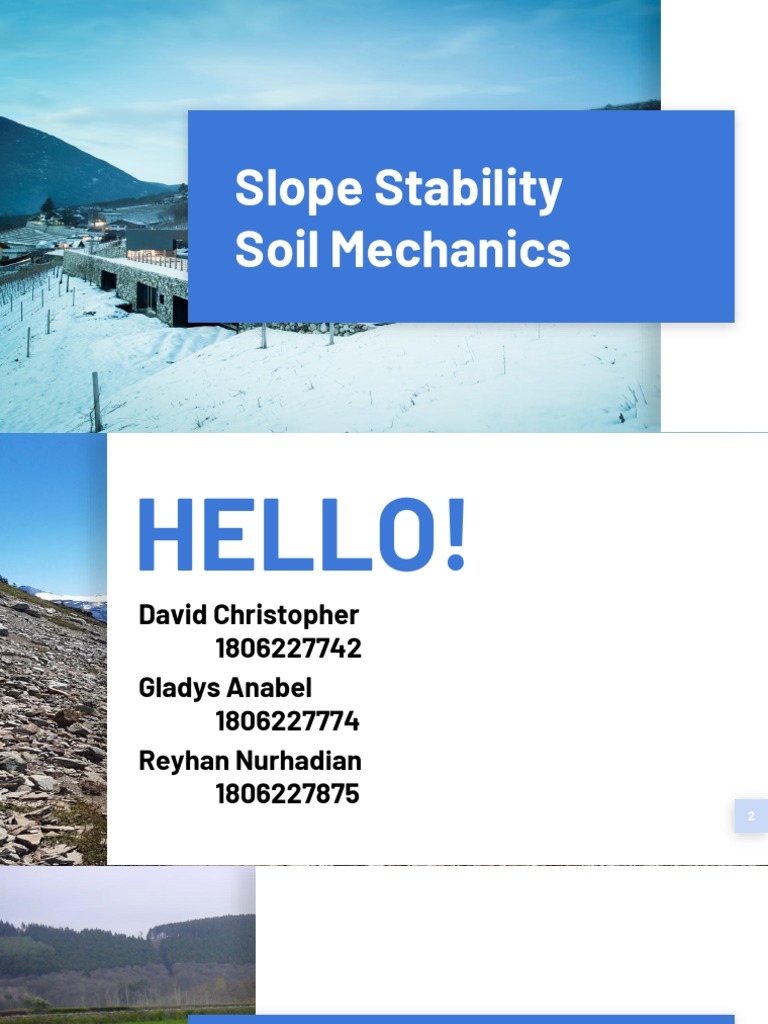 Soil Strength and Slope Stability Analysis | PDF | Applied And ...